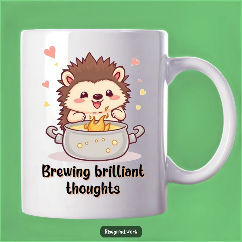 Funny Hedgehog Inspiration Mug - Perfect Gift for Creative Ideas