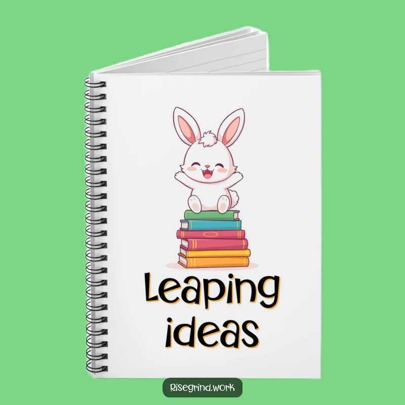 Funny Bunny Book Hopper Notebook: Journal & Diary for Readers